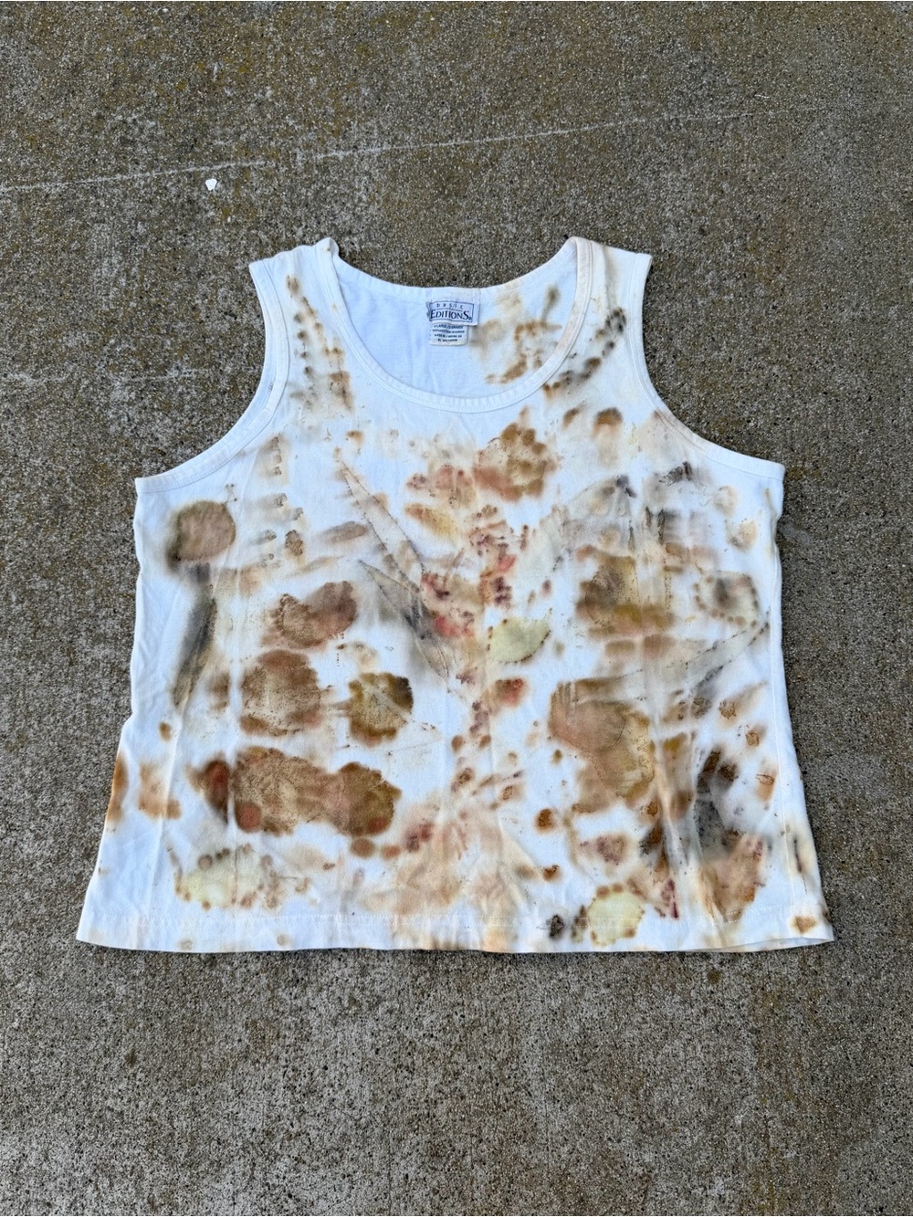 Basic Editions Y2K Tank Top Women’s XL 100% Cotton